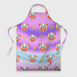Фартук кулинарный Узор с Клоунами, цвет: 3D-принт