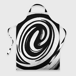 Фартук кулинарный Черно-белая воронка, цвет: 3D-принт