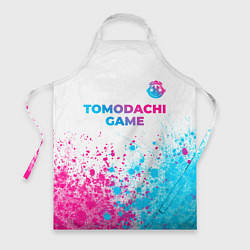 Фартук Tomodachi Game neon gradient style: символ сверху