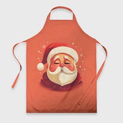 Фартук кулинарный Портрет Деда Мороза, цвет: 3D-принт