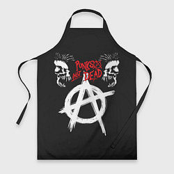 Фартук кулинарный Punks not dead - анархия, цвет: 3D-принт