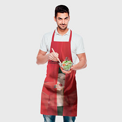Фартук кулинарный Blackpink red background, цвет: 3D-принт — фото 2