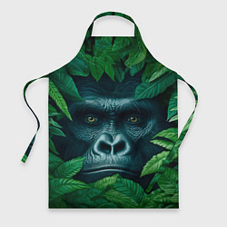 Фартук кулинарный Горилла в кустах, цвет: 3D-принт