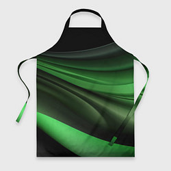 Фартук кулинарный Темная зеленая текстура, цвет: 3D-принт