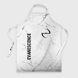 Фартук кулинарный Evanescence glitch на светлом фоне: надпись, симво, цвет: 3D-принт