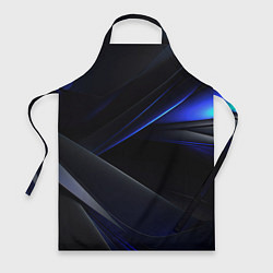 Фартук кулинарный Black blue background, цвет: 3D-принт