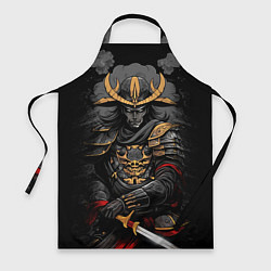 Фартук кулинарный Тёмный самурай, цвет: 3D-принт
