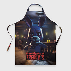 Фартук кулинарный Five Nights at Freddys Bonnie, цвет: 3D-принт