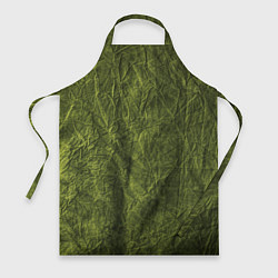 Фартук кулинарный Мятая зеленая ткань, цвет: 3D-принт