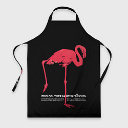 Фартук кулинарный Фламинго - Мюнхен, цвет: 3D-принт