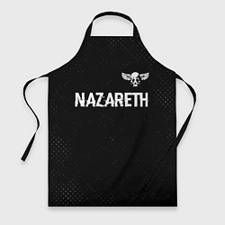 Фартук Nazareth glitch на темном фоне: символ сверху