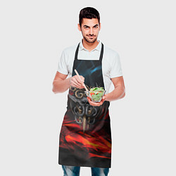 Фартук кулинарный Baldurs Gate 3 logo, цвет: 3D-принт — фото 2