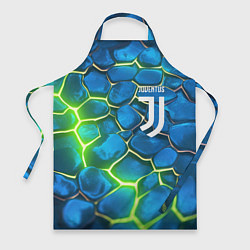Фартук Juventus blue green neon