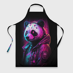 Фартук кулинарный Panda cyberpunk, цвет: 3D-принт