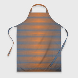 Фартук кулинарный Полосатый закат градиент, цвет: 3D-принт
