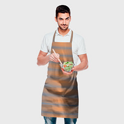 Фартук кулинарный Полосатый закат градиент, цвет: 3D-принт — фото 2