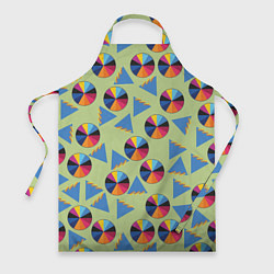 Фартук кулинарный Круг и треугольник, цвет: 3D-принт