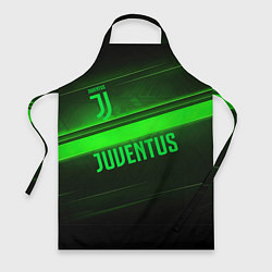 Фартук кулинарный Juventus green line, цвет: 3D-принт