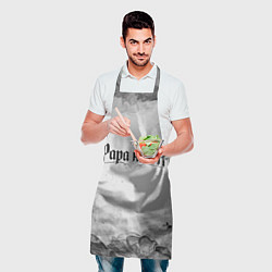 Фартук кулинарный Papa Roach grey, цвет: 3D-принт — фото 2