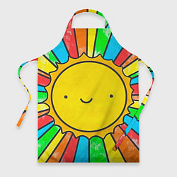 Фартук кулинарный Позитивное солнышко, цвет: 3D-принт