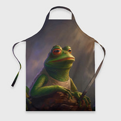 Фартук кулинарный Натуральная лягушка Пепе, цвет: 3D-принт