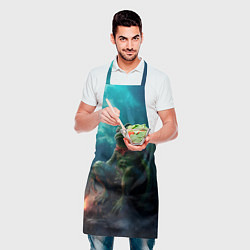 Фартук кулинарный Пепе у костра, цвет: 3D-принт — фото 2