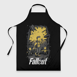 Фартук кулинарный Fallout boys, цвет: 3D-принт