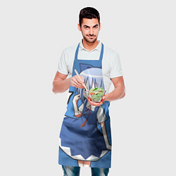 Фартук кулинарный Touhou Project Cirno Baka, цвет: 3D-принт — фото 2