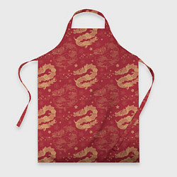 Фартук кулинарный The chinese dragon pattern, цвет: 3D-принт