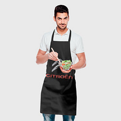Фартук кулинарный Citroen auto sports, цвет: 3D-принт — фото 2