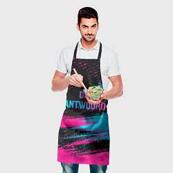 Фартук кулинарный Die Antwoord - neon gradient: символ сверху, цвет: 3D-принт — фото 2