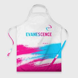 Фартук кулинарный Evanescence neon gradient style: символ сверху, цвет: 3D-принт