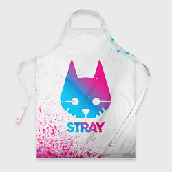 Фартук кулинарный Stray neon gradient style, цвет: 3D-принт