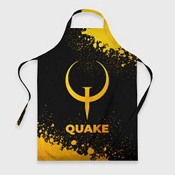 Фартук кулинарный Quake - gold gradient, цвет: 3D-принт