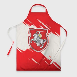 Фартук кулинарный Belarus герб краски, цвет: 3D-принт