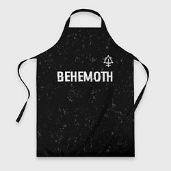 Фартук кулинарный Behemoth glitch на темном фоне посередине, цвет: 3D-принт