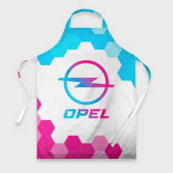 Фартук кулинарный Opel neon gradient style, цвет: 3D-принт