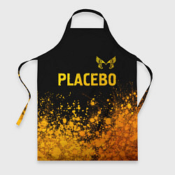 Фартук кулинарный Placebo - gold gradient посередине, цвет: 3D-принт