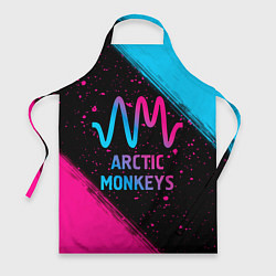 Фартук кулинарный Arctic Monkeys - neon gradient, цвет: 3D-принт