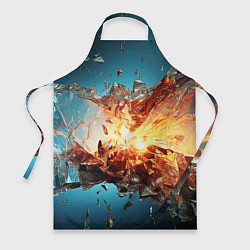 Фартук кулинарный Взрыв плиты, цвет: 3D-принт