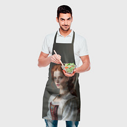 Фартук кулинарный Девушка знатного происхождения, цвет: 3D-принт — фото 2