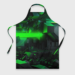 Фартук Симметрия зеленых теней