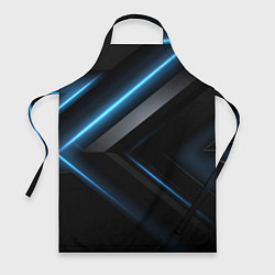 Фартук Разрыв реальности синего и черного