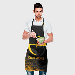 Фартук кулинарный Evanescence - gold gradient, цвет: 3D-принт — фото 2
