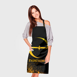 Фартук кулинарный Evanescence - gold gradient, цвет: 3D-принт — фото 2