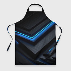 Фартук кулинарный Голубая абстракция, цвет: 3D-принт