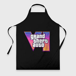 Фартук кулинарный Grand Theft Auto 6, цвет: 3D-принт