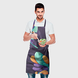 Фартук кулинарный GTA6 graffity splash, цвет: 3D-принт — фото 2