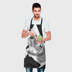 Фартук кулинарный Techno храм роковая монашка, цвет: 3D-принт — фото 2