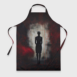 Фартук кулинарный Одинокая девушка в тени, цвет: 3D-принт